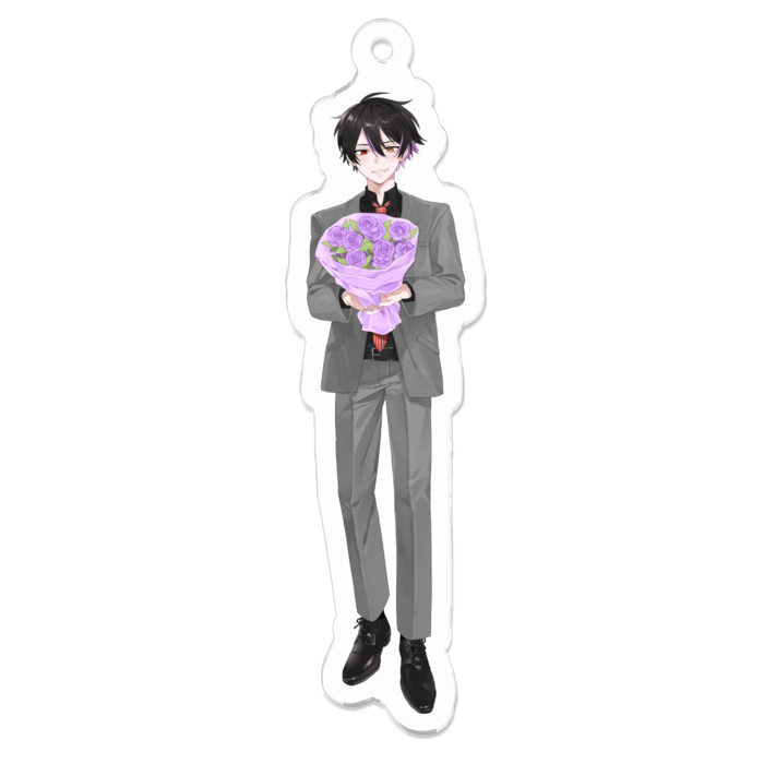 アクリルキーホルダー（コーティング） - 70 x 70 (mm)