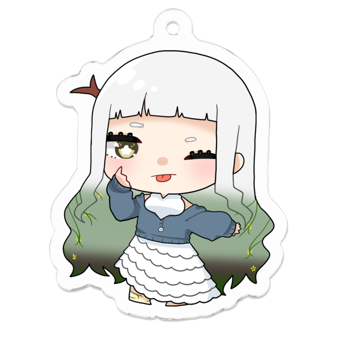 アクリルキーホルダー - 50 x 50 (mm)