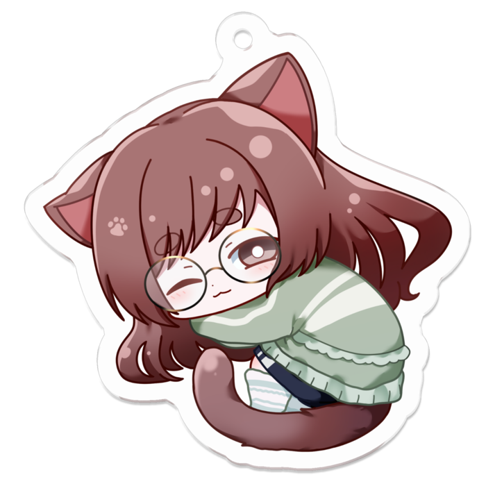 アクリルキーホルダー - 50 x 50 (mm)