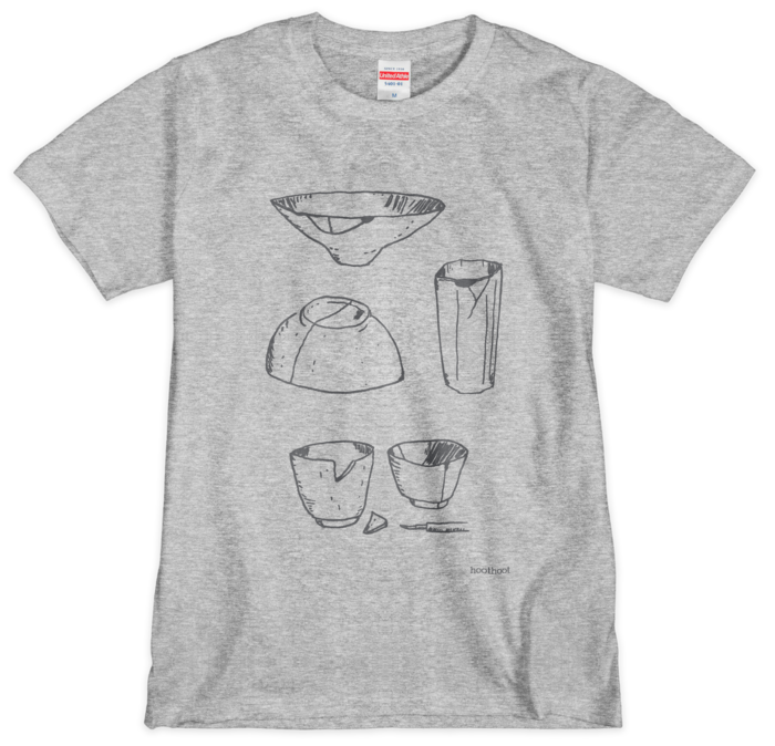 器の景色(M)Tシャツ（シルクスクリーン印刷） - M - 1色(2)