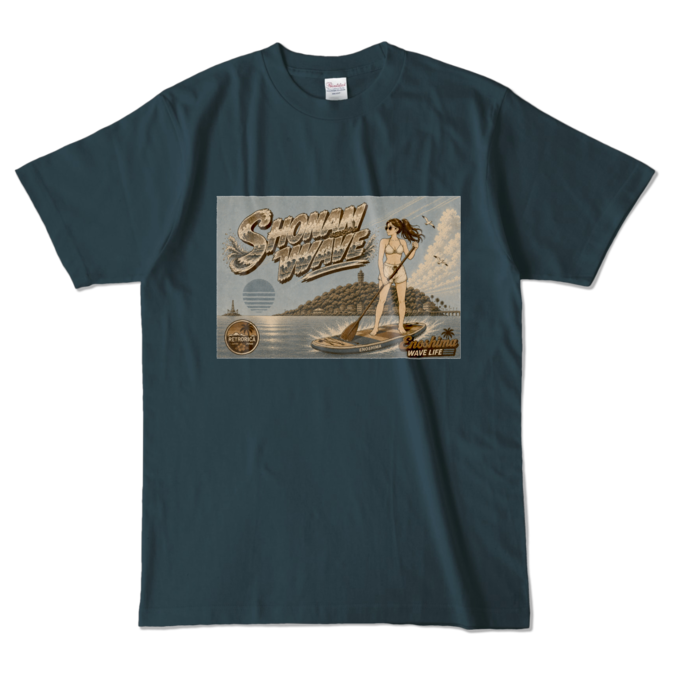 カラーTシャツ - L - デニム (濃色)