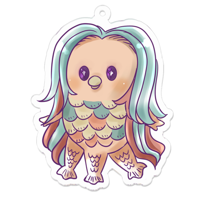 アクリルキーホルダー - 70 x 70 (mm)