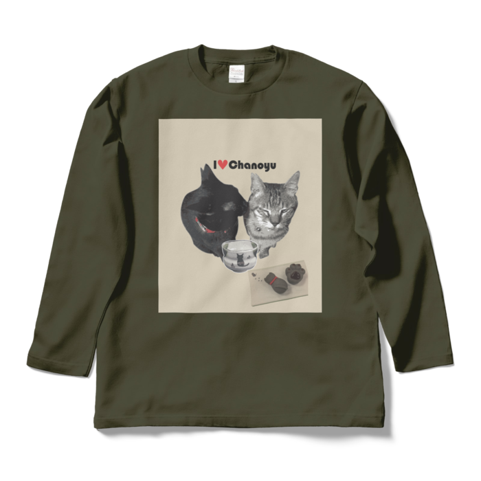 ロングスリーブTシャツ - L - アーミーグリーン