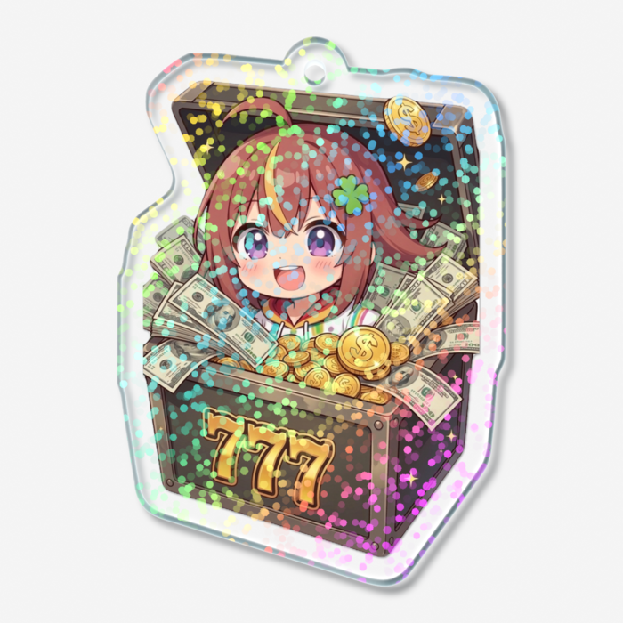 ホログラムアクリルキーホルダー - 50 × 50mm