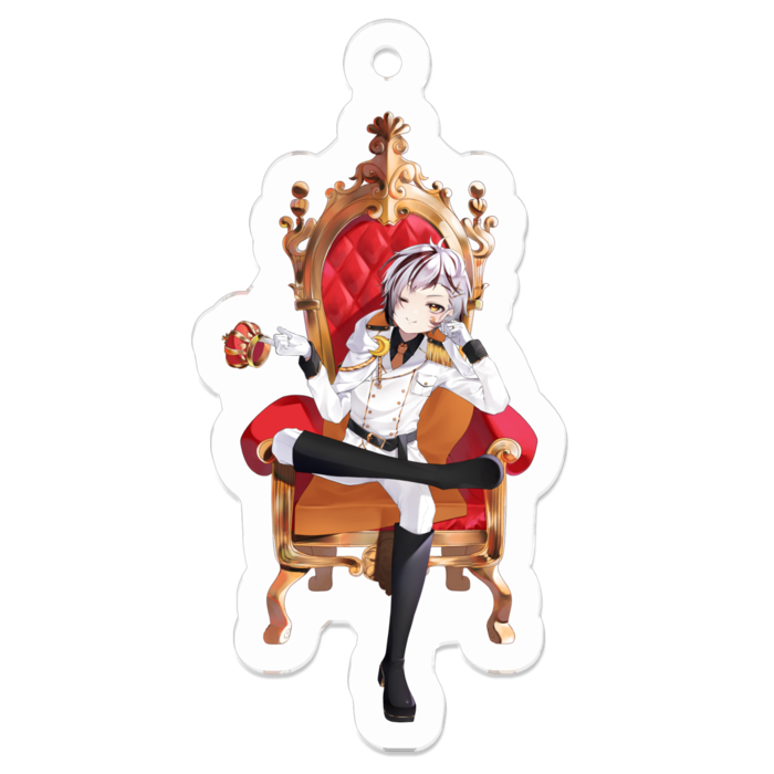 アクリルキーホルダー（コーティング） - 50 x 50 (mm)