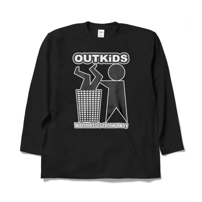 ロングスリーブTシャツ - XL - ブラック