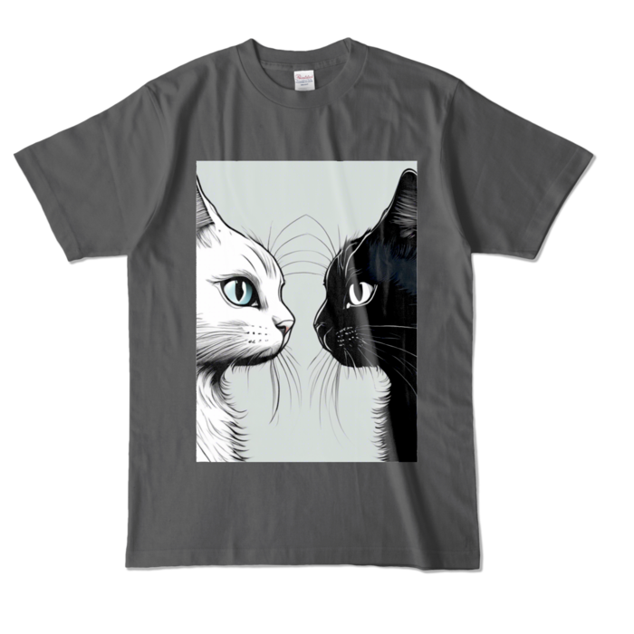 カラーTシャツ - L - チャコール (濃色)