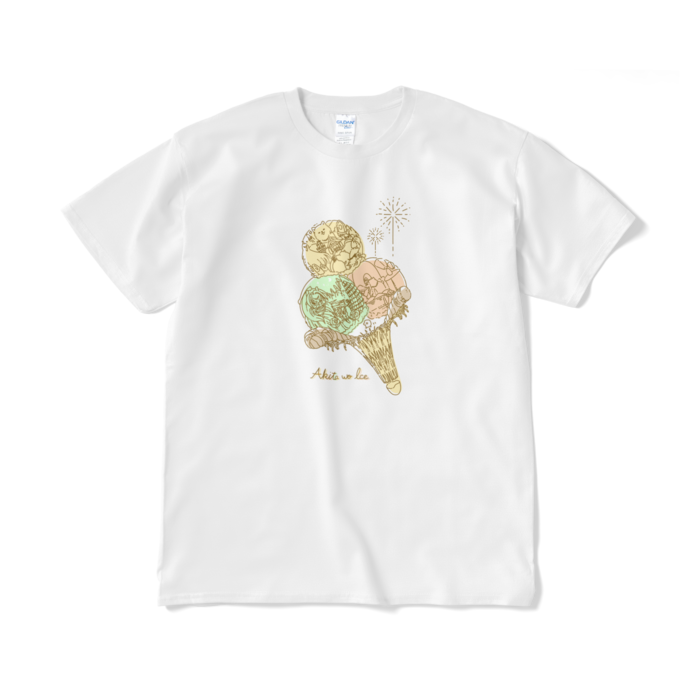 秋田をアイス - XL - 白