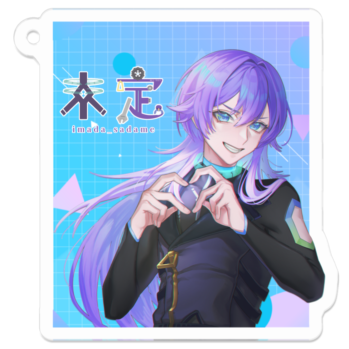 アクリルキーホルダー - 50 x 50 (mm)
