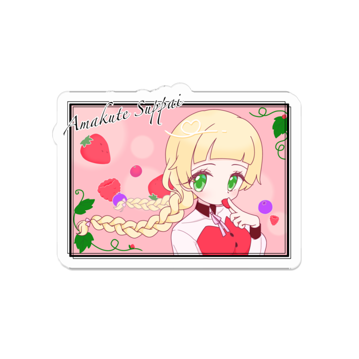 アクリルバッジ - 50 x 50 (mm)