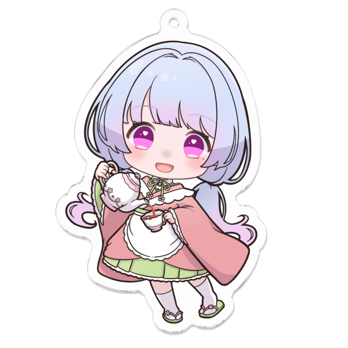 アクリルキーホルダー（コーティング） - 70 x 70 (mm)