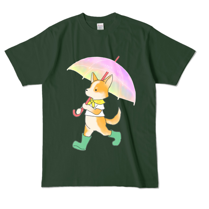 カラーTシャツ - L - フォレスト (濃色)