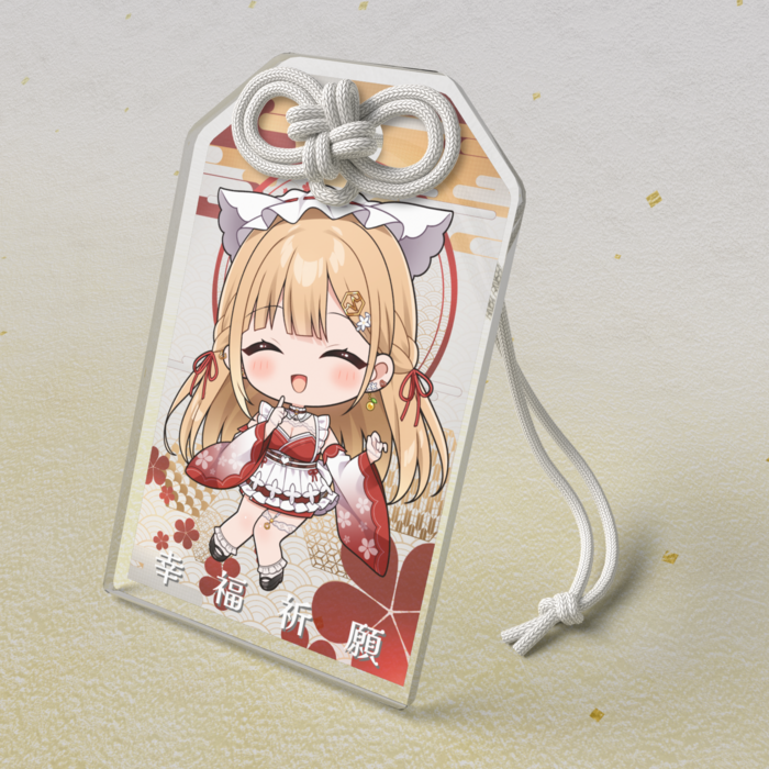 アクリルお守り - 50 × 80mm