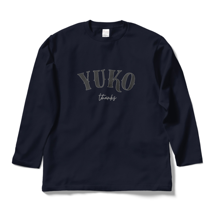 ロングスリーブTシャツ - L - ネイビー