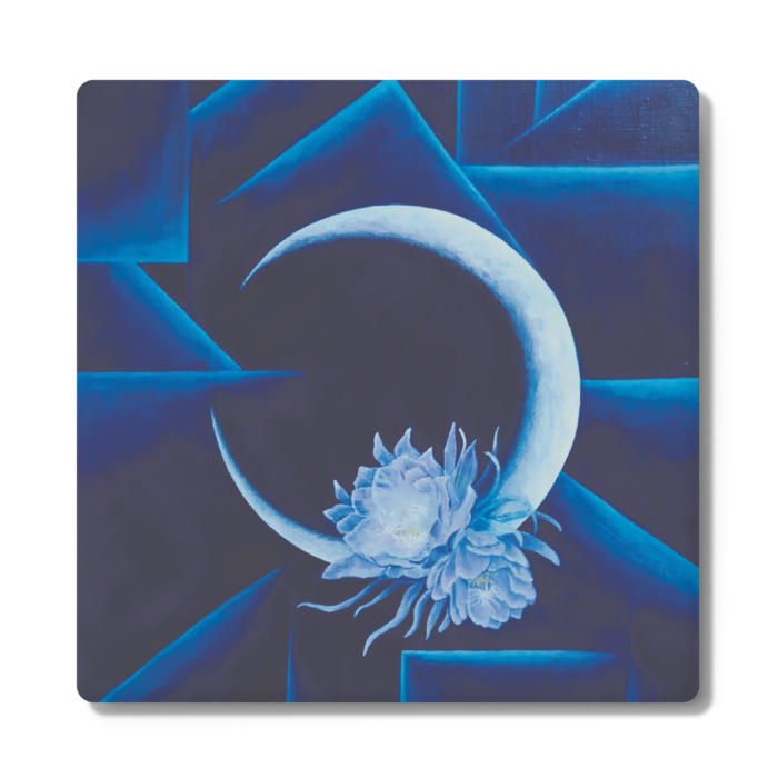 月と月下美人 - 角形