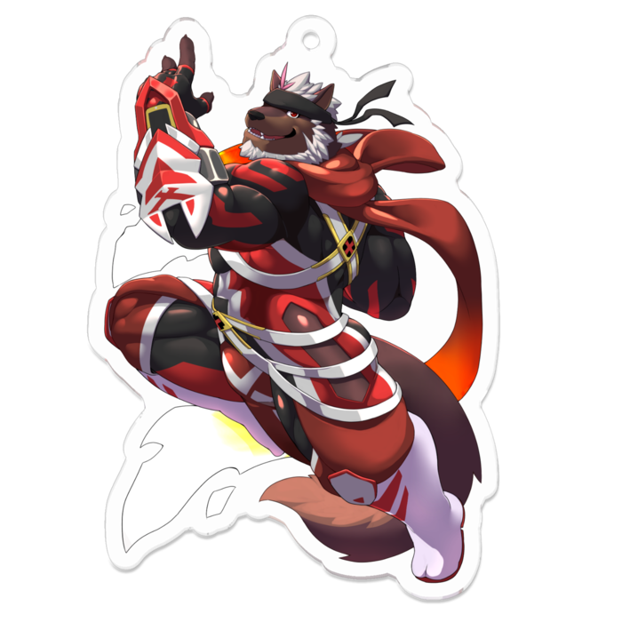 アクリルキーホルダー - 70 x 70 (mm)