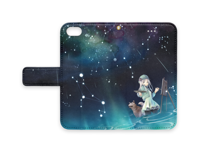 手帳型iPhoneケース - iPhone 7 - ストラップ穴 あり