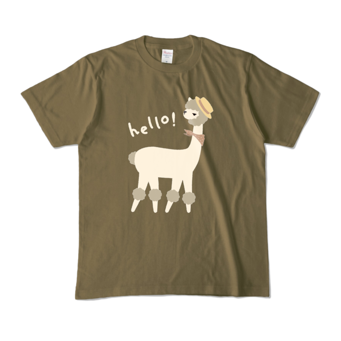 カラーTシャツ - M - オリーブ (濃色)