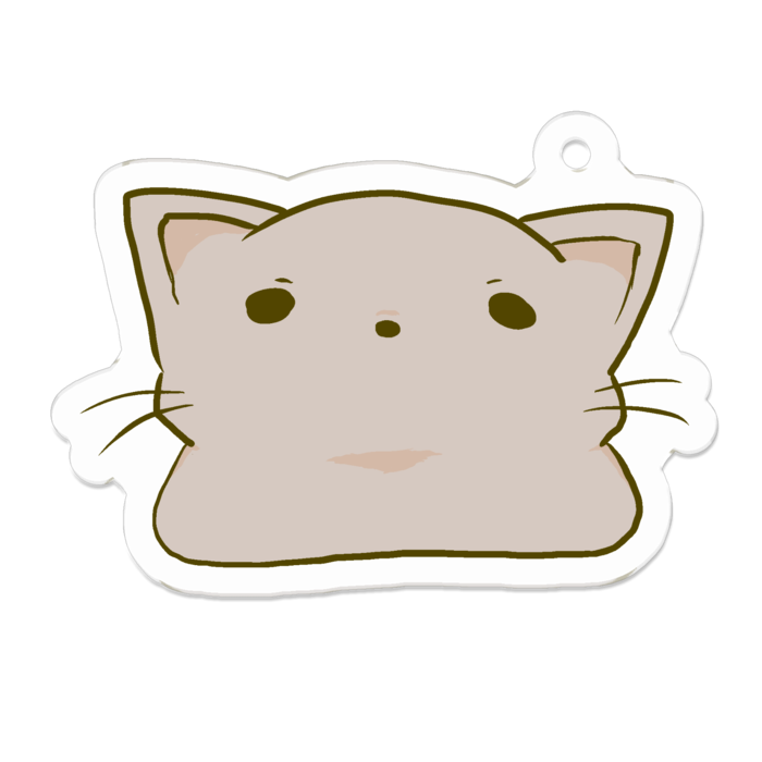 アクリルキーホルダー - 50 x 50 (mm)