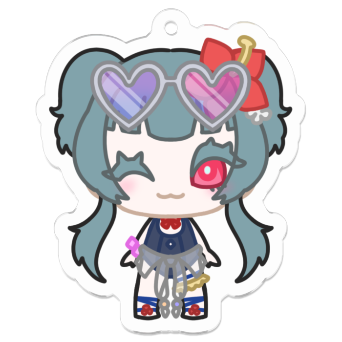 アクリルキーホルダー - 50 x 50 (mm)