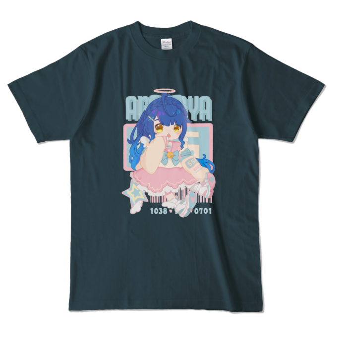 カラーTシャツ - L - デニム