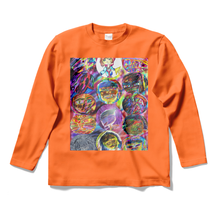 ロングスリーブTシャツ - S - オレンジ