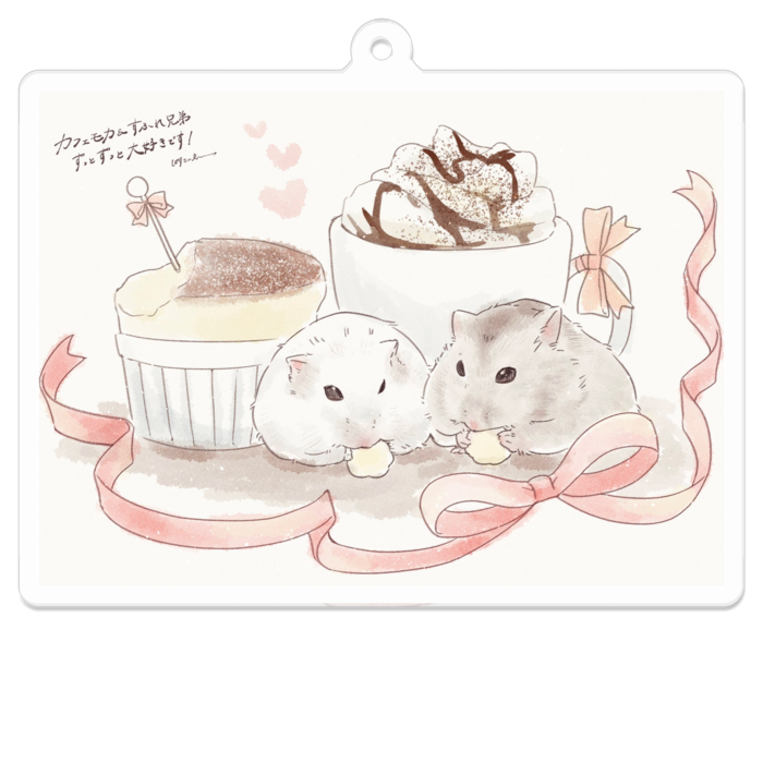 アクリルキーホルダー - 70 x 70 (mm)