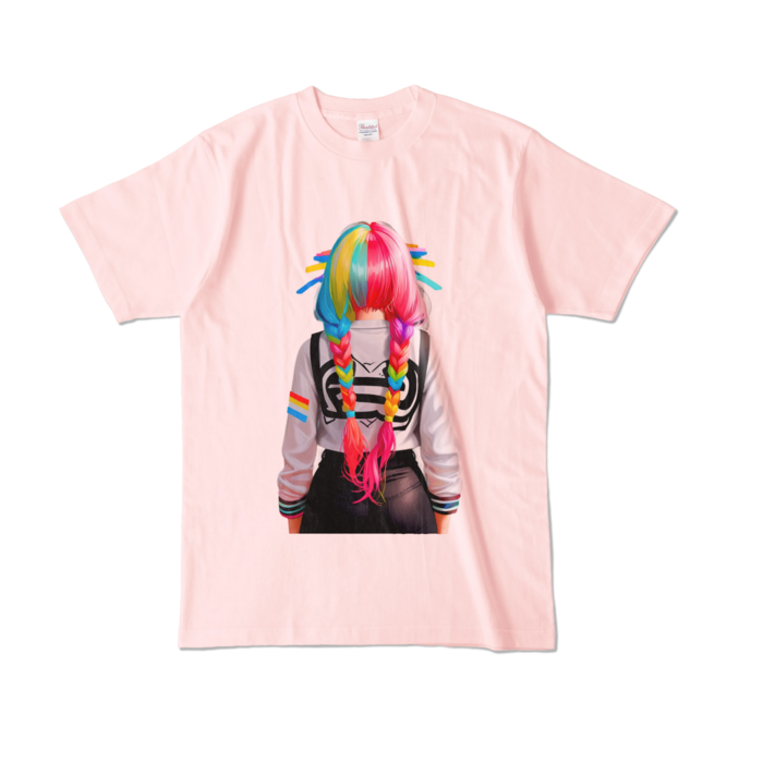 カラーTシャツ - L - ライトピンク (淡色)