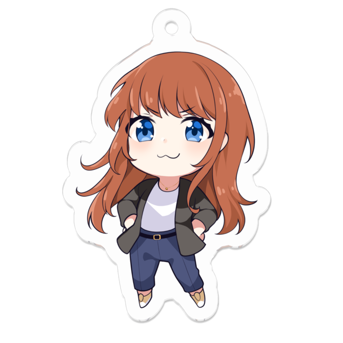 アクリルキーホルダー - 50 x 50 (mm)