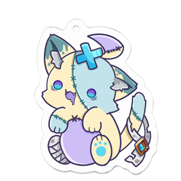 アクリルキーホルダー - 50 x 50 (mm)