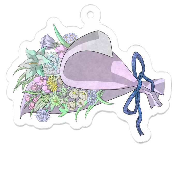 アクリルキーホルダー - 50 x 50 (mm)