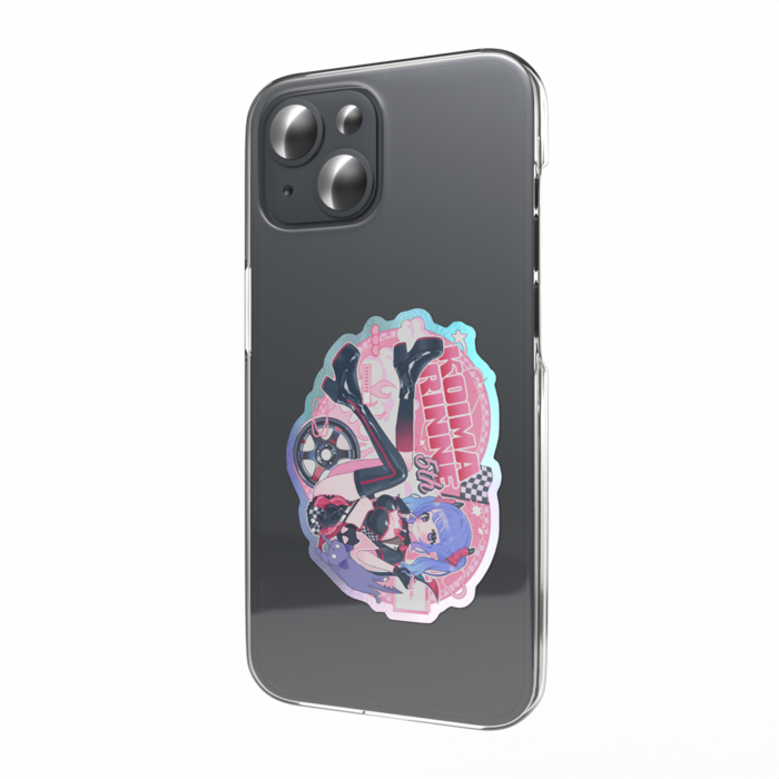 オーロラスマホステッカー - W55 × H91mm 以内