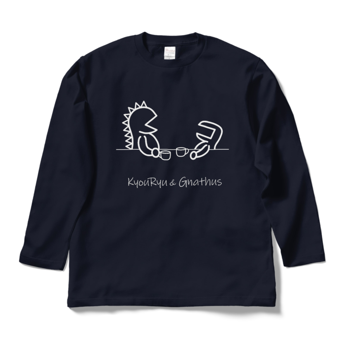 ロングスリーブTシャツ - L - ネイビー