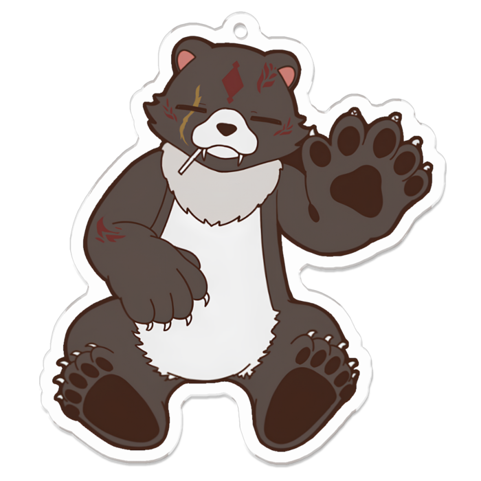 アクリルキーホルダー - 70 x 70 (mm)