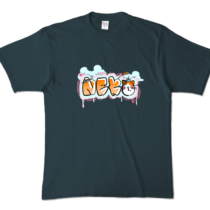 カラーTシャツ - XL - デニム (濃色)