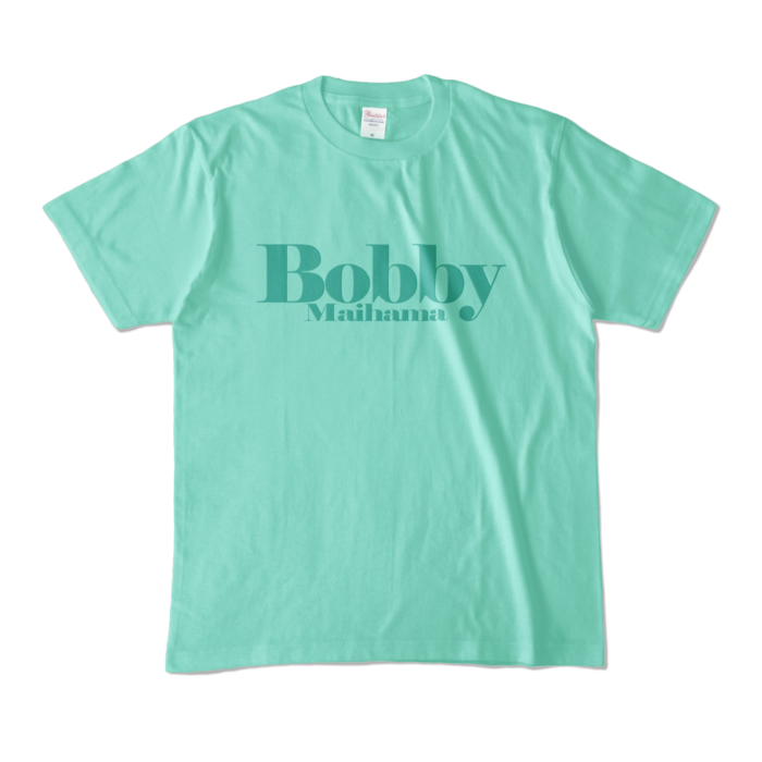 BobbyのカラーTシャツ - M - アイスグリーン (淡色)