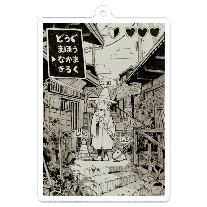 アクリルキーホルダー - 70 x 70 (mm)