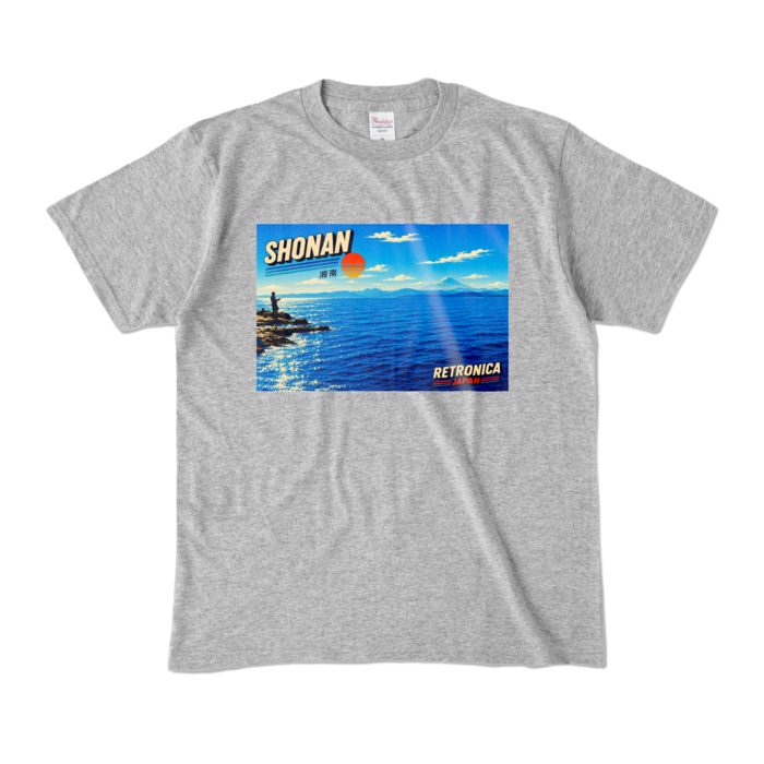 カラーTシャツ - M - 杢グレー (濃色)