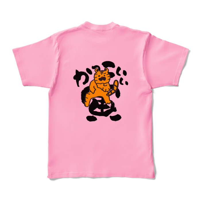 カラーTシャツ - XL - ピーチ (淡色)