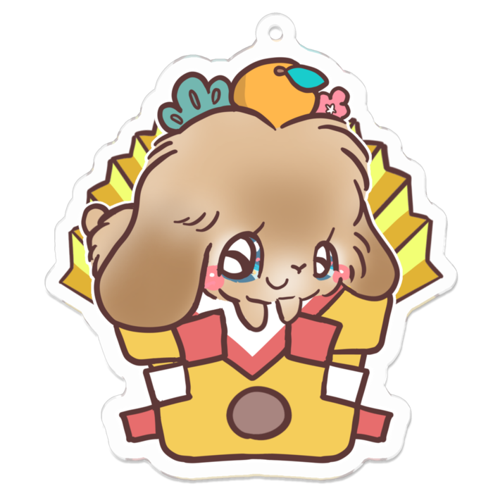 アクリルキーホルダー - 70 x 70 (mm)