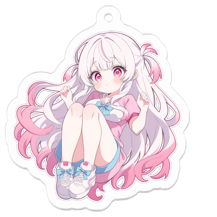 アクリルキーホルダー - 50 x 50 (mm)