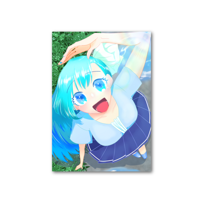 フォト風カード - 縦 - 片面