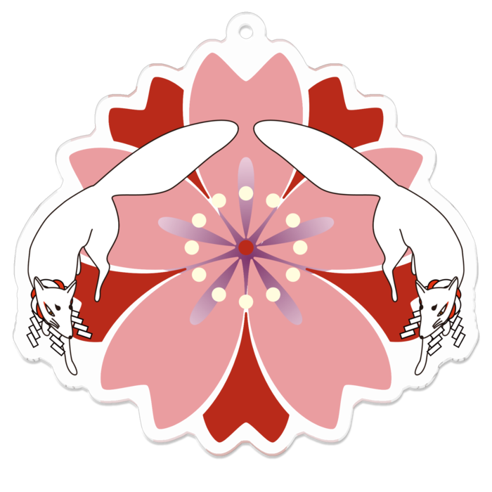 アクリルキーホルダー - 70 x 70 (mm)