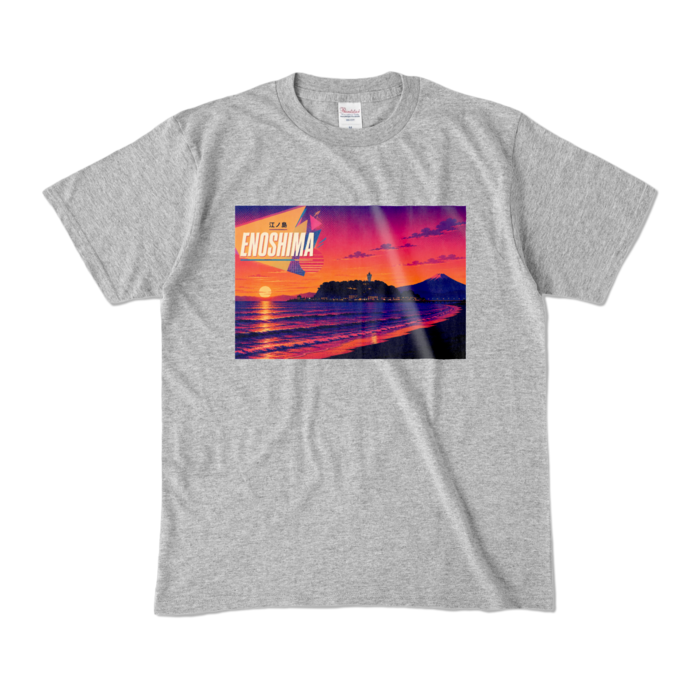 カラーTシャツ - M - 杢グレー (濃色)