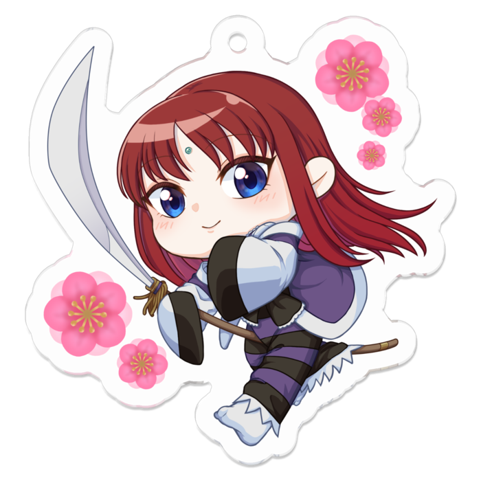 アクリルキーホルダー - 50 x 50 (mm)