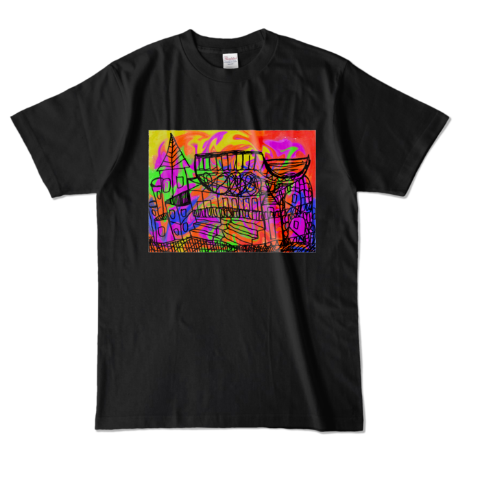 カラーTシャツ - L - ブラック (濃色)