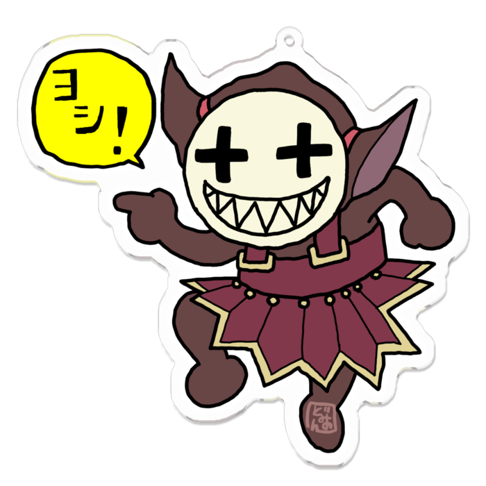 アクリルキーホルダー - 100 x 100 (mm)