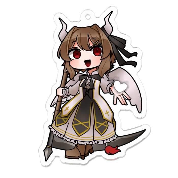 アクリルキーホルダー - 70 x 70 (mm)