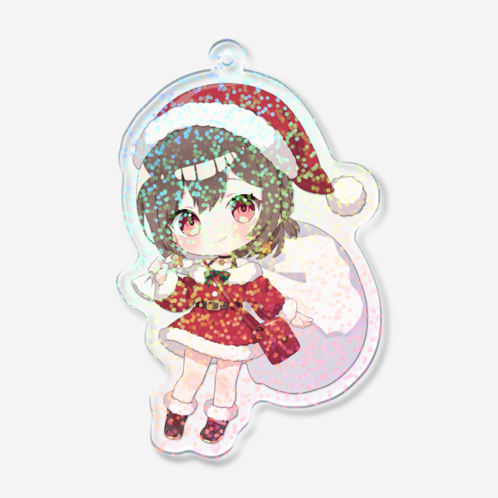 ホログラムアクリルキーホルダー - 70 × 70mm