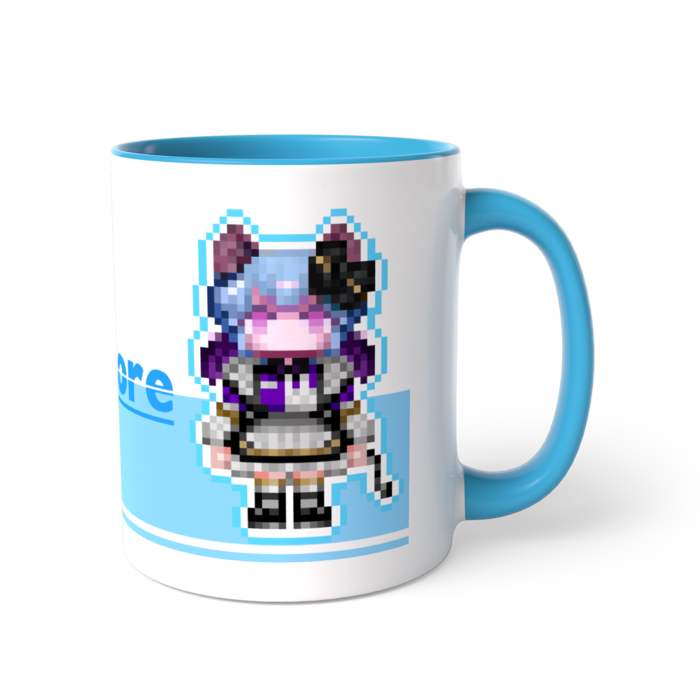 ドット絵②ツートンカラーマグカップ - 直径 8.2cm / 高さ 9.5cm(1)